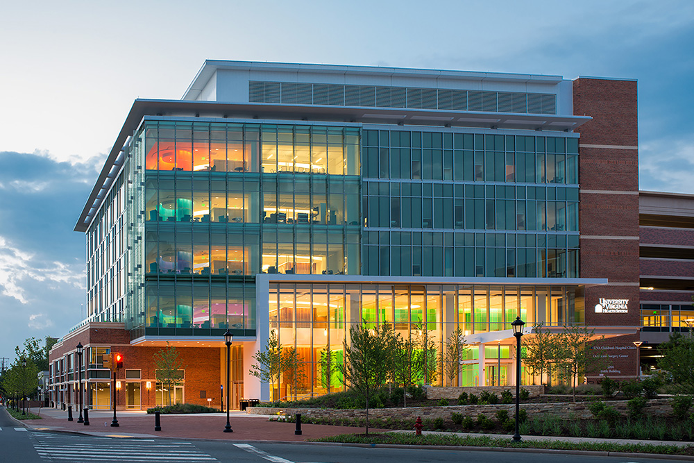 Street view of Battle Building at UVA Children's Hospital