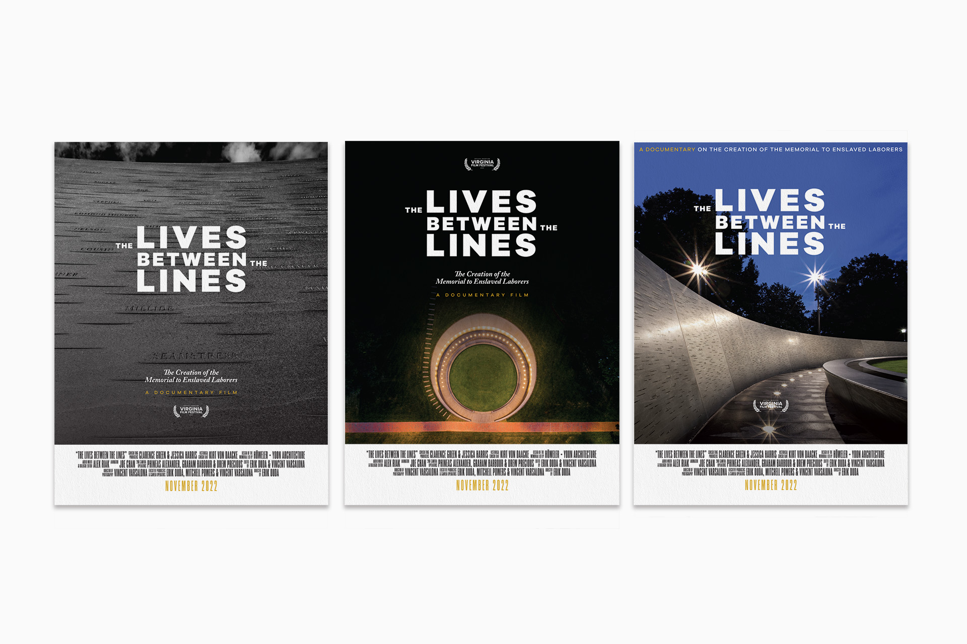 Posters of the "The Lives Between The Lines" Documentary