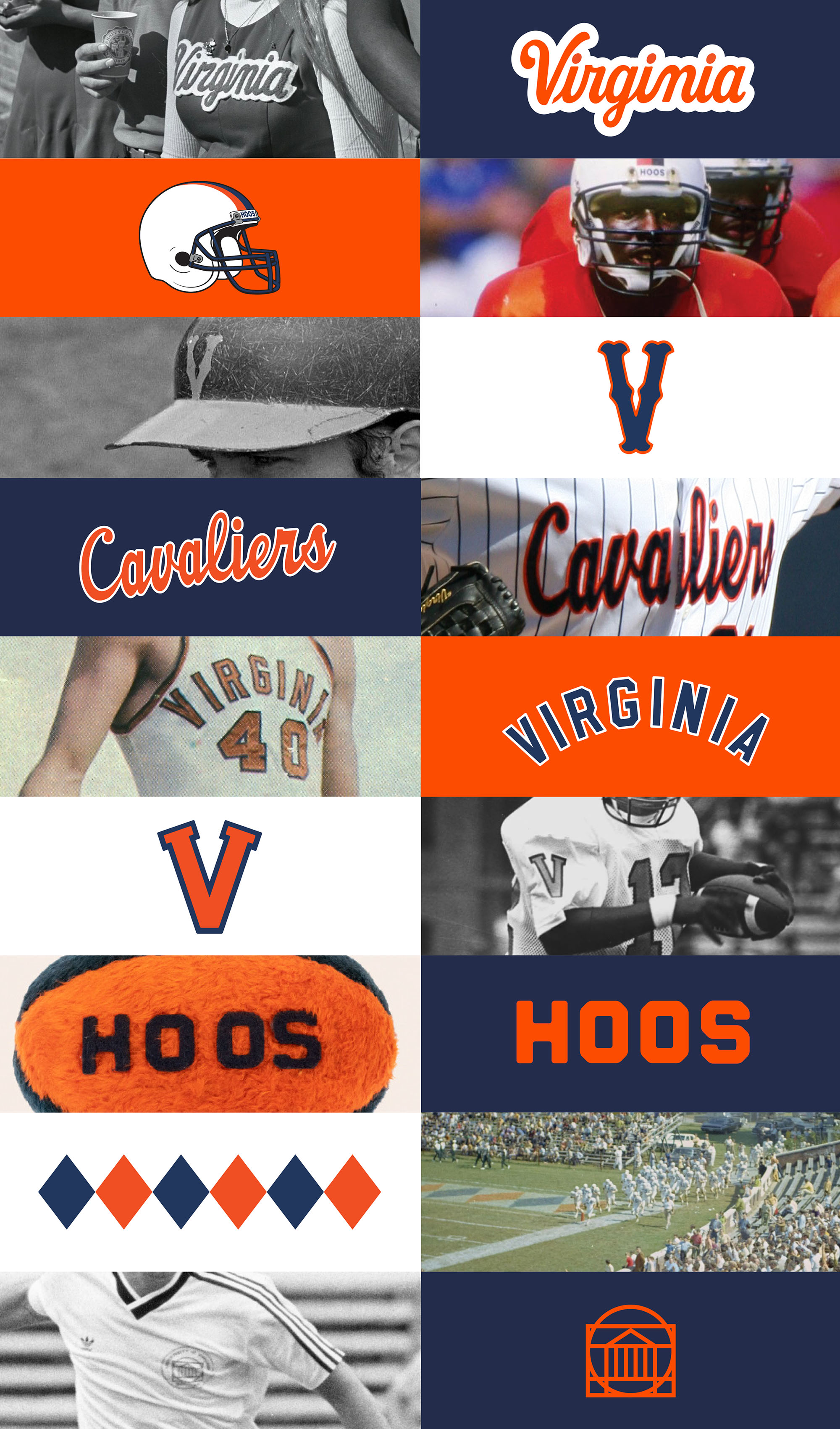 UVA Vintage Collection logos inspirations