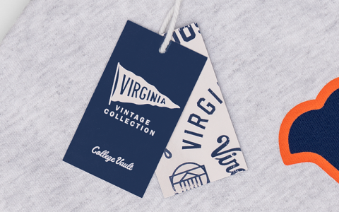 Virginia Vintage Collection clothing tags
