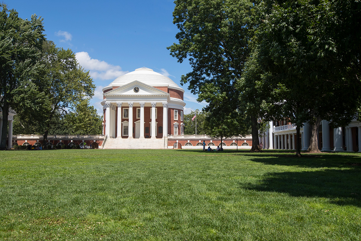 View of the The Rotunda from the Lawn